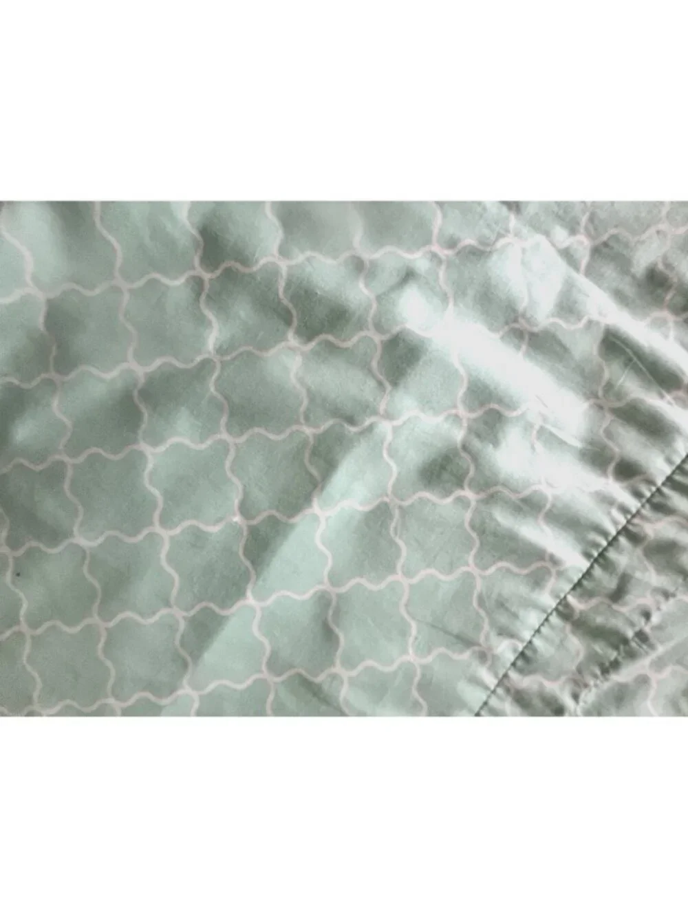 JONATHAN ADLER EURO Shams PR Happy Chic Trefoil Geometric Seafoam Green PRISTINE